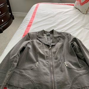 Ladies Grey Denim jacket